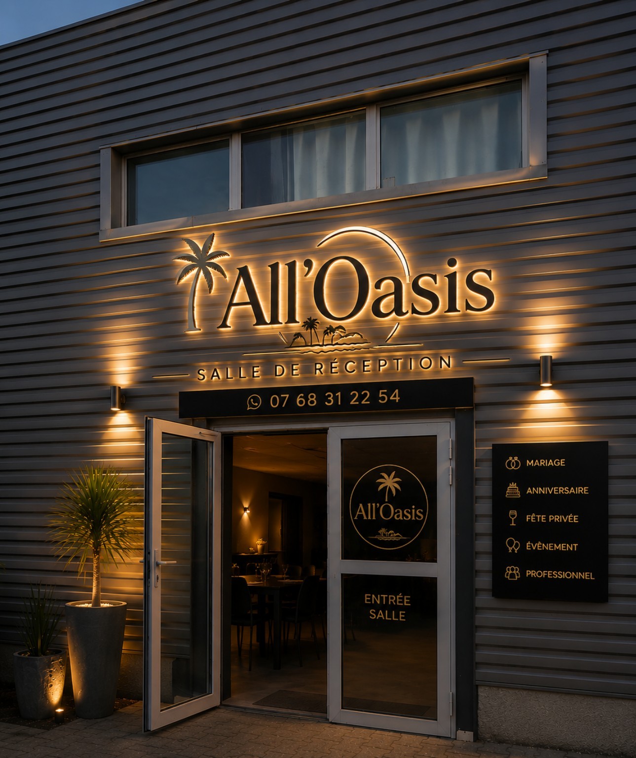 Extérieur de la salle 2 All’Oasis